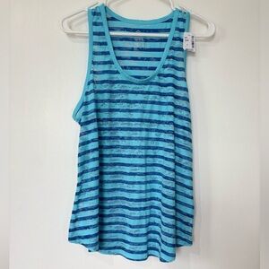🎉4/30$🎉 Love & Legend Blue Stripe Tank Top - Size M